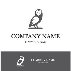owl logo and symbol vector