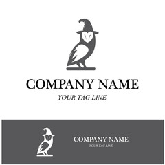 owl logo and symbol vector