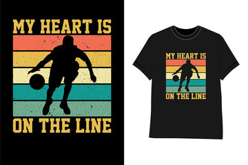 Basketball sport t shirt design My Heart is on the Line