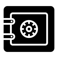 safebox glyph icon