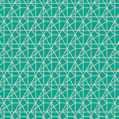 green and white triangular geometric pattern
