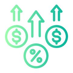 profit gradient icon