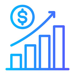 profit gradient icon