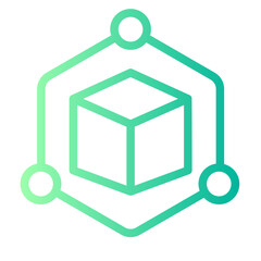 technology gradient icon