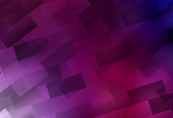 Dark Purple, Pink vector background in polygonal style.