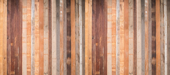 old rustic wood plank wall texture background