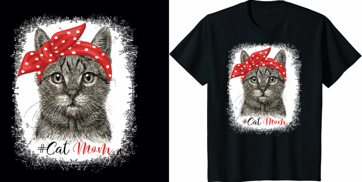 Cat T-Shirt Design