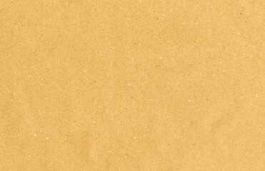Fototapeta na wymiar Highly detailed brown cardboard recycled uncoated smooth paper texture scan with dust and colorful particles with copyspace for text for high resolution wallpaper or mockup