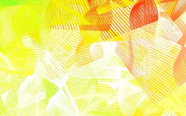 Light Green, Red vector pattern with random forms.