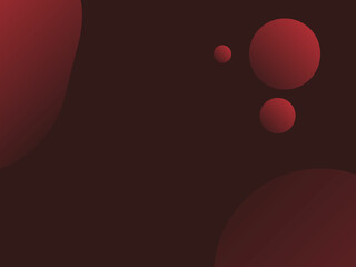Red abstract background. Soft gradient. Geometric shapes. Minimalistic backdrop for graphic design, website, banner.