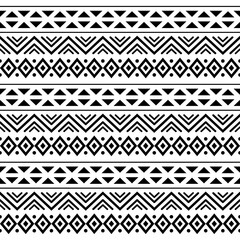 Polynesian Maori aztec tribal seamless pattern. Background for fabric, wallpaper, card template, wrapping paper, carpet, textile, cover. ethnic tattoo style pattern
