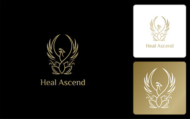 Spa luxury and modern logo vector