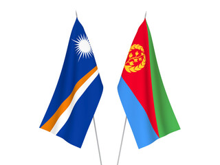 Republic of the Marshall Islands and Eritrea flags