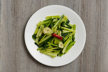 小松菜の青菜炒め