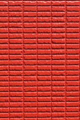 オレンジ色の壁