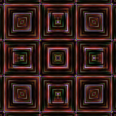 abstract seamless geometrical background from red-brown and black elements