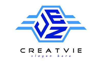 JEN three letter geometrical wings logo design vector template. wordmark logo | emblem logo | monogram logo | initial letter logo | typography logo | business logo | minimalist logo | - obrazy, fototapety, plakaty
