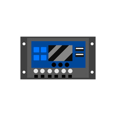Illustration of a Chargers controller for solar electric power.
