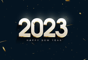 happy new year 2023 background illustration