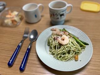 pasta with pesto