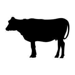 Cow Silhouette Vector