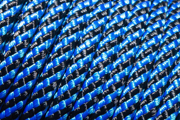 bright climbing rope