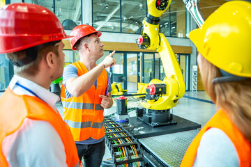 Engineers Consulting Industrial Robot
