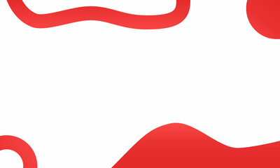 Bright red abstract background. Soft gradient. Geometric shapes. Minimalist backdrop for graphic design, website, banner.