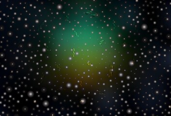 Dark Blue, Green vector texture in birthday style.