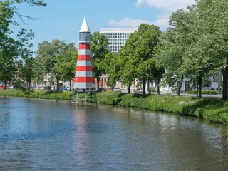 Foto auf Leinwand Lighthouse Breda    Vuurtoren Breda © Holland-PhotostockNL