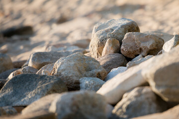 stones on the beach