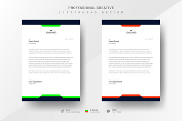 Professional creative letterhead design