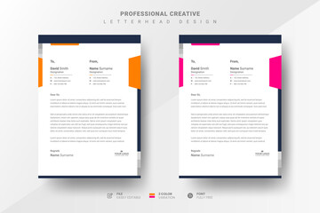 Professional creative letterhead design