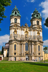 Basilica of the Assumption of the Blessed Virgin Mary. Krzeszów, Lower Silesian Voivodeship,...