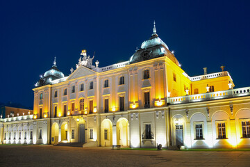 Fototapeta premium Bialystok - the largest city in northeastern Poland and the capital of the Podlaskie Voivodeship. Branicki Palace, also known as the Polish Versailles.