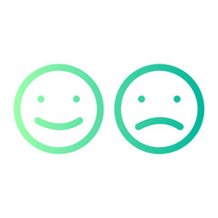 feedback gradient icon