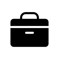 Suitcase Icon Vector Symbol Design Illustration