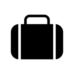 Suitcase Icon Vector Symbol Design Illustration