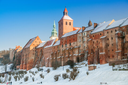 The famous Grudziądz Granaries, Kuyavian-Pomeranian Voivodeship, Poland.