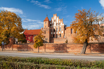 Bourgeois manor in Torun, Kuyavian-Pomeranian Voivodeship, Poland - obrazy, fototapety, plakaty