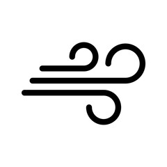 Wind Icon Vector Symbol Design Illustration