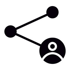 connection glyph icon