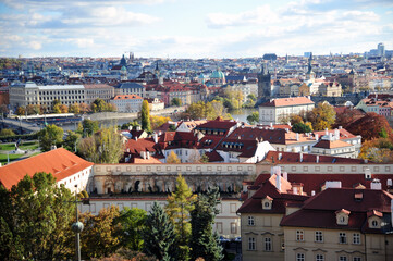 Fototapeta na wymiar Blick auf die Hauptstadt Prag