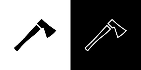 Modern axe icon