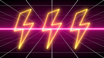Vintage old style background 1980-1990 - 80s and 90s retro style - Retro computer or VHS effect
