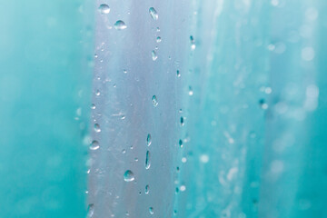 Fototapeta na wymiar Rain, rain, wet There is condensation