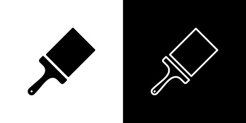 Modern putty knife icon