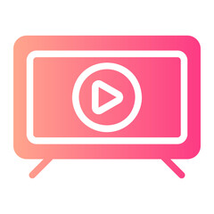 video player gradient icon