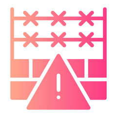 shield border gradient icon