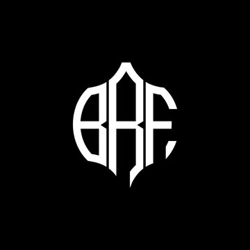 BRF letter logo. BRF best black ground vector image. BRF Monogram logo design for entrepreneur and business.
